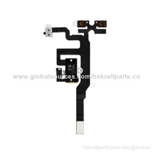 Headphone Jack Flex Cable, Replacement for iPhone 4S, White